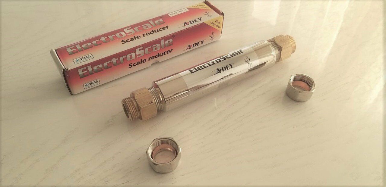 Electroscale DN 22 mm Elektrolitik Kireç önleyici +3/4'' Adaptör x2