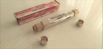 Electroscale DN 22 mm Elektrolitik Kireç Önleyici +3/4'' Adaptör x2