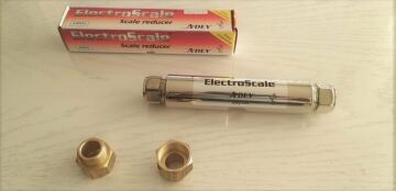 Electroscale DN 22 mm Elektrolitik Kireç önleyici +3/4'' Adaptör x2