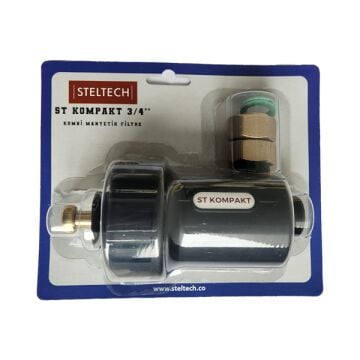 Steltech St Kompakt I 3/4 İnç Kombi Manyetik Filtre - Stok için lütfen iletişime geçiniz.